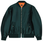 Quilted satin jacket